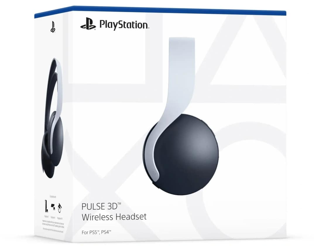Беспроводная гарнитура Sony PULSE 3D White, Black-White — фото 4