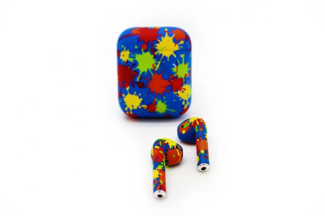 Наушники Apple AirPods 2 Color Total Blot Midnight Blue, Клякса — фото 2