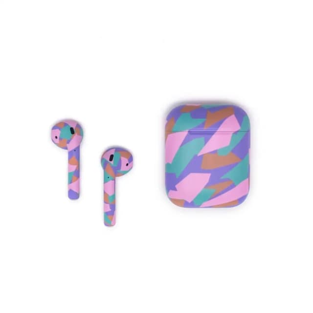Наушники Apple AirPods 2 Color Army Pink Matte, ARMY Розово-голубые