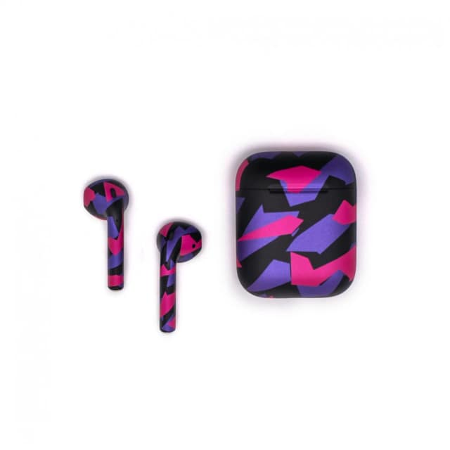 Наушники Apple AirPods 2 Color Army Blak Purple, ARMY Чёрно-фиолетовые