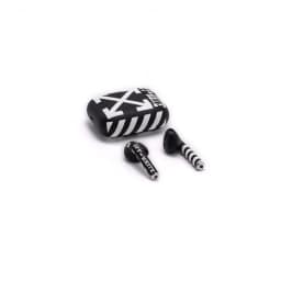Наушники Apple AirPods 2 Color Total Off-White Black White, Off-White Чёрно-белые — фото 3