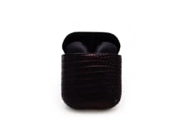 Наушники Apple AirPods 2 Color Total Iguana Black Matte, Saddle Brown — фото 1