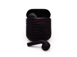 Наушники Apple AirPods 2 Color Total Iguana Black Matte, Saddle Brown — фото 2