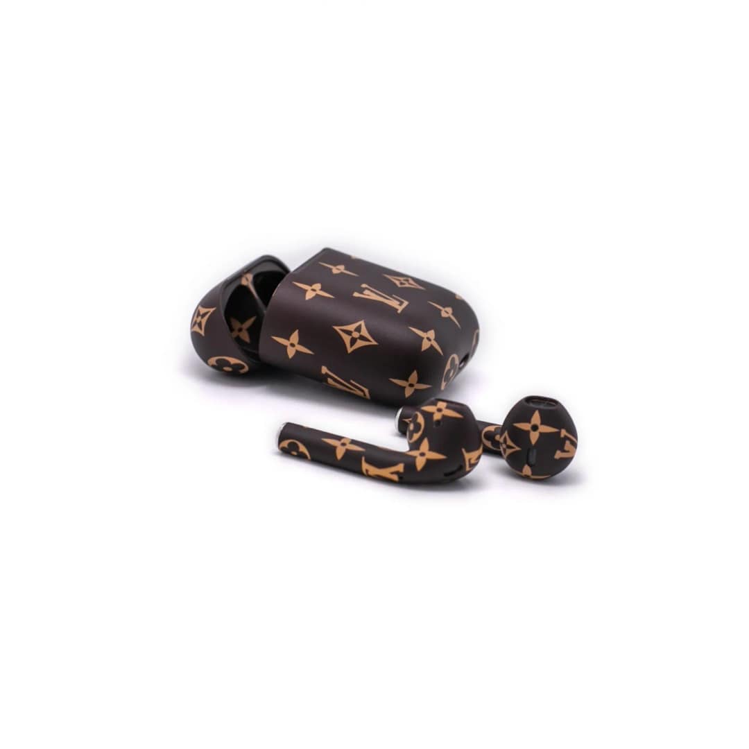Наушники Apple AirPods 2 Color Total L V Brown Matte, L V коричневый — фото 4
