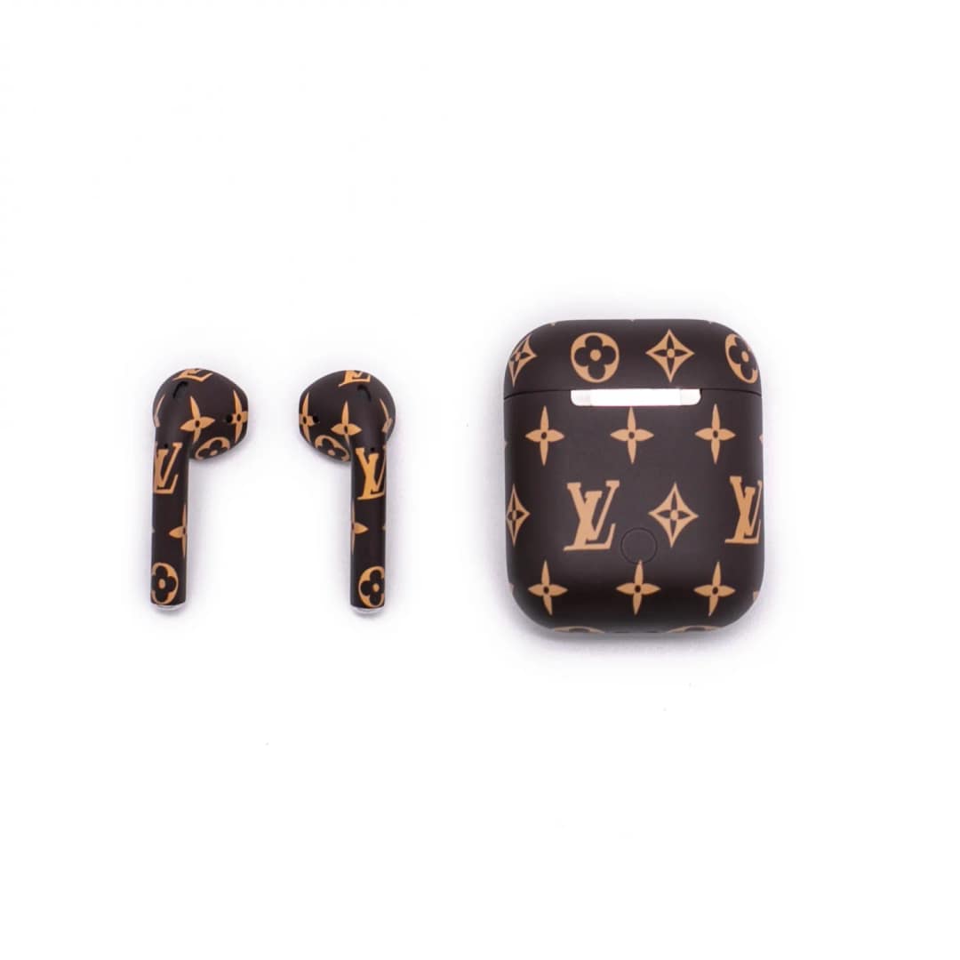 Наушники Apple AirPods 2 Color Total L V Brown Matte, L V коричневый — фото 5