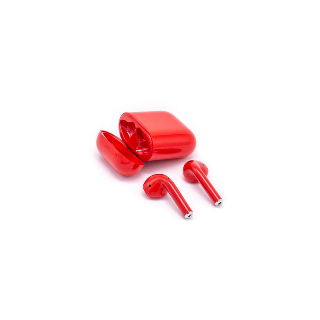 Наушники Apple AirPods 2 Color Total Glossy, Red — фото 3