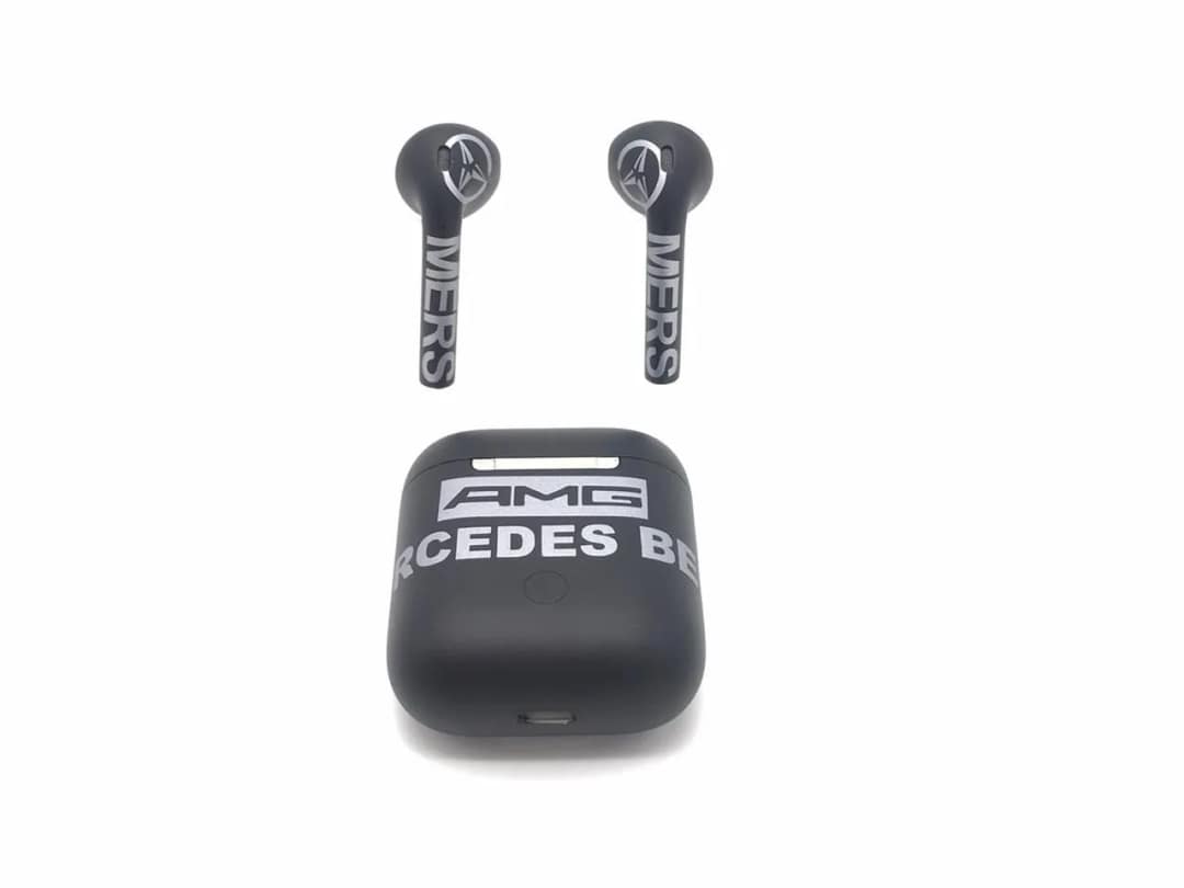 Наушники Apple AirPods 2 Color Mercedes-Benz Black Matte, MERSEDES-BENZ — фото 2