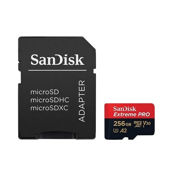 Карта памяти Sandisk Extreme Pro MicroSDXC Class 10 UHS-I U3 V30 A2 170 Мб с SDSQXCZ-256G-GN6MA