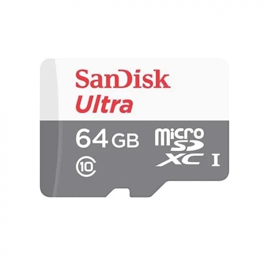 Карта памяти Sandisk Ultra MicroSDXC Class 10 UHS-I 48Мб с SDSQUNB-064G-GN3MN