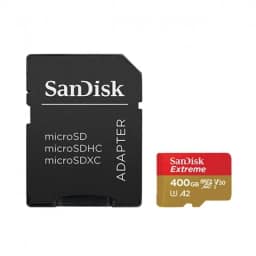 Карта памяти Sandisk Extreme MicroSDXC Class 10 UHS-I U3 V30 A2 160 Мб с SDSQXA1-400G-GN6MA — фото 1