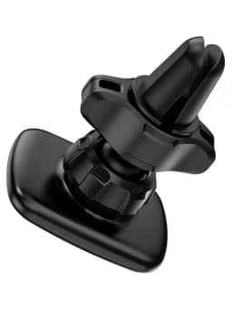 Автомобильный держатель Hoco CA65 Sagittarius series air outlet magnetic car holder магнитный универсальный в решетку Black, Черный — фото 2