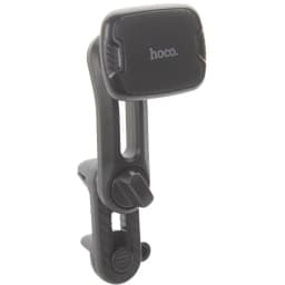 Автомобильный держатель Hoco CA68 Sagittarius series double air Outlet magnetic holder магнитный универсальный в решетку Black, Черный — фото 2
