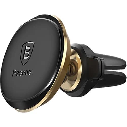 Автомобильный держатель Baseus Magnetic Air Vent Car Mount Holder Gold, Золотистый