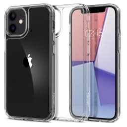 Чехол Spigen Quartz Hybrid для iPhone 12 Mini Crystal Clear, Прозрачный