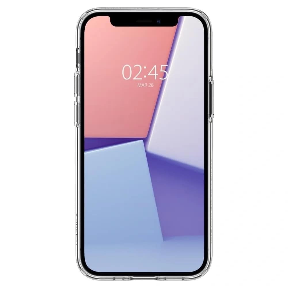 Чехол Spigen Quartz Hybrid для iPhone 12 Mini Crystal Clear, Прозрачный — фото 4