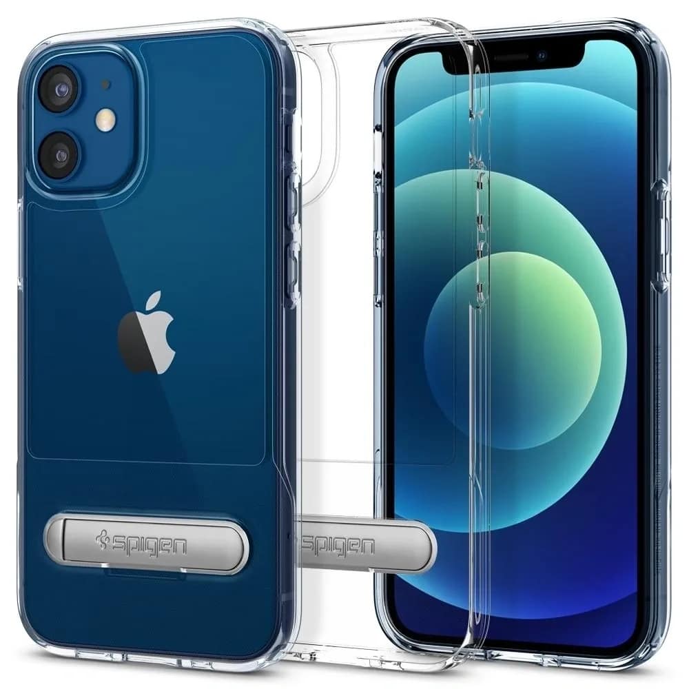 Чехол Spigen Slim Armor Essential S для iPhone 12 Mini Crystal Clear, Прозрачный — фото 2