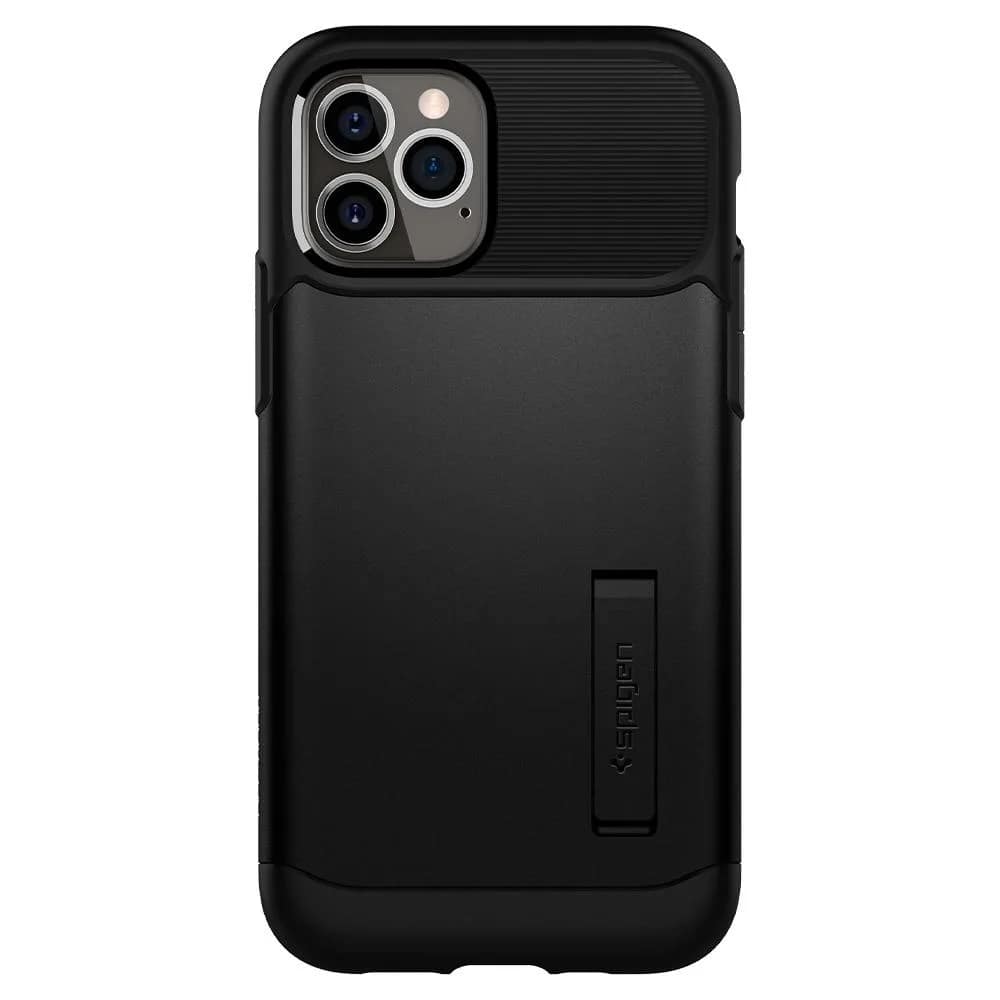 Чехол Spigen Slim Armor для iPhone 12 12 Pro, Black — фото 4
