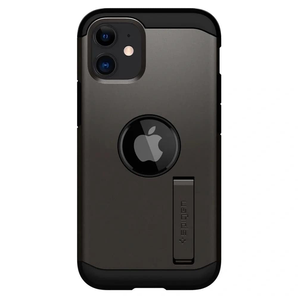Чехол Spigen Tough Armor для iPhone 12 Mini Gunmetal, Brown — фото 2