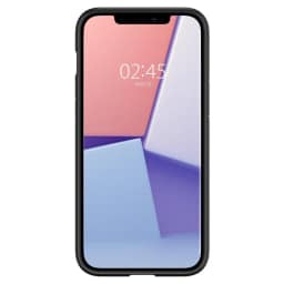 Чехол Spigen Ultra Hybrid для iPhone 12 Mini Matte Black, Прозрачный тёмный — фото 4