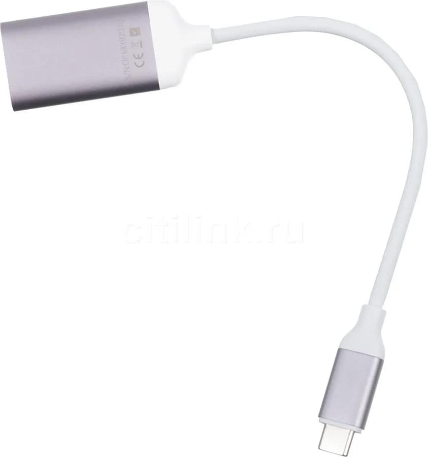 Адаптер Deppa USB Type-C - HDMI Space, Gray — фото 2