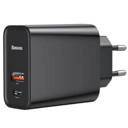 Сетевое зарядное устройство Baseus 20W USB-A USB-C CCFS-C01, Black — фото 1