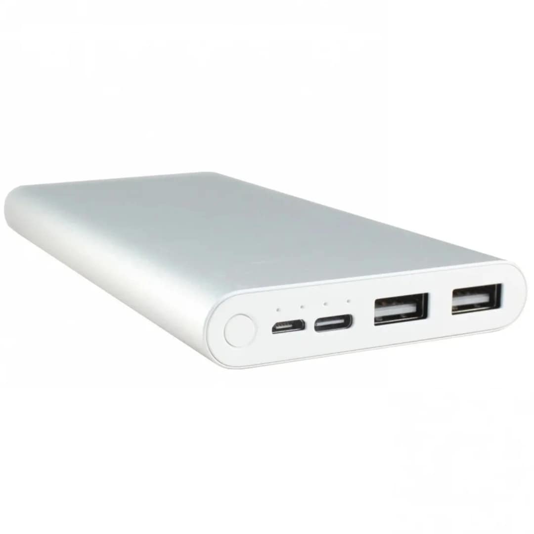 Внешний аккумулятор Xiaomi Power Bank 3 10000 mAh PLM13ZM, Silver — фото 2