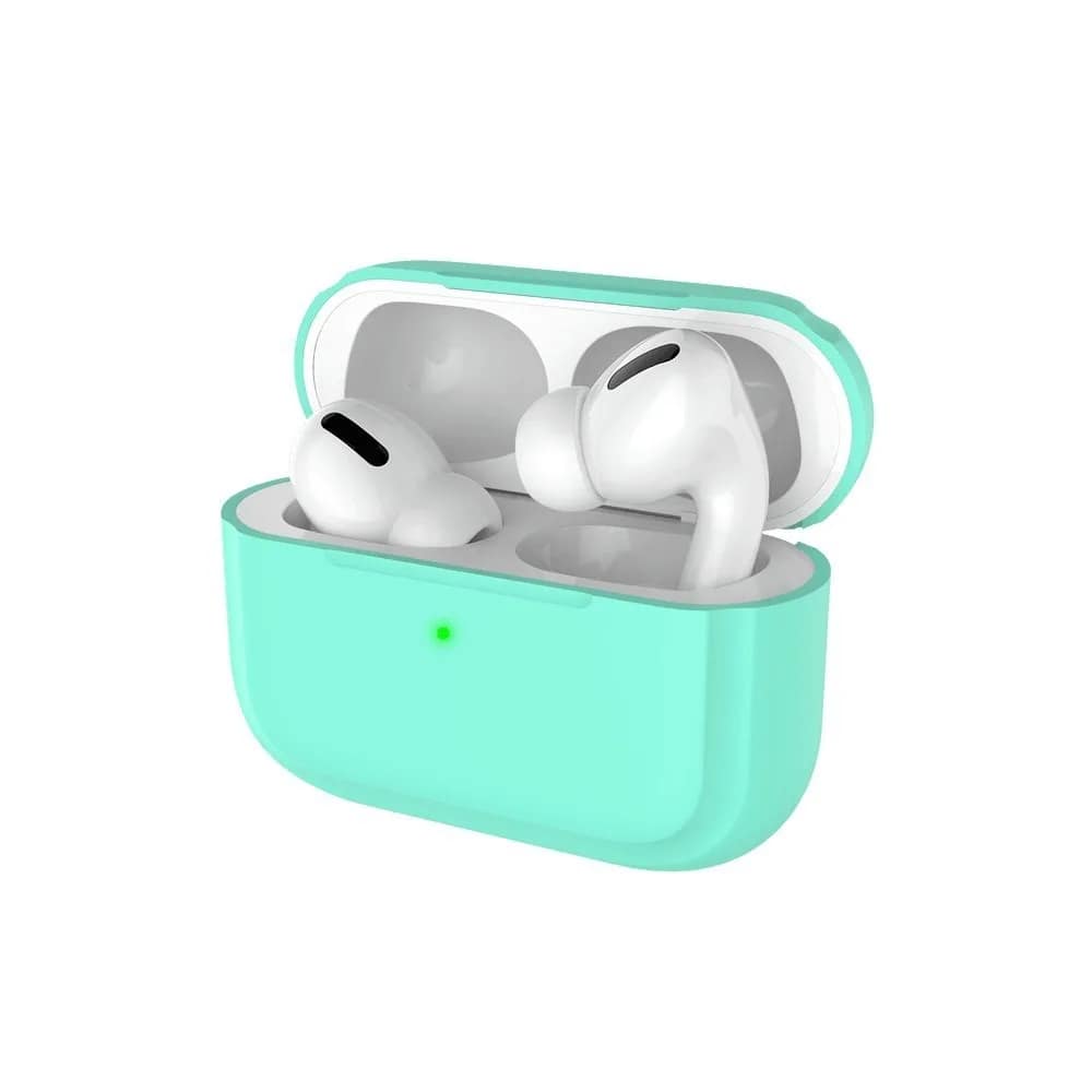 Силиконовый чехол Deppa для AirPods Pro, Mint — фото 2