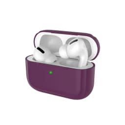 Силиконовый чехол Deppa для AirPods Pro, Burgundy — фото 2