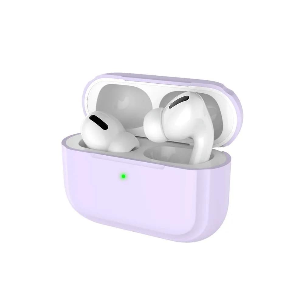 Силиконовый чехол Deppa для AirPods Pro Lavender, Purple — фото 2