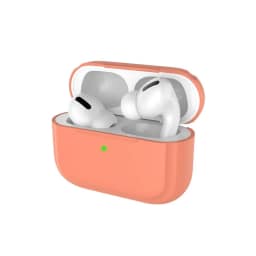 Силиконовый чехол Deppa для AirPods Pro Peach, Coral — фото 2
