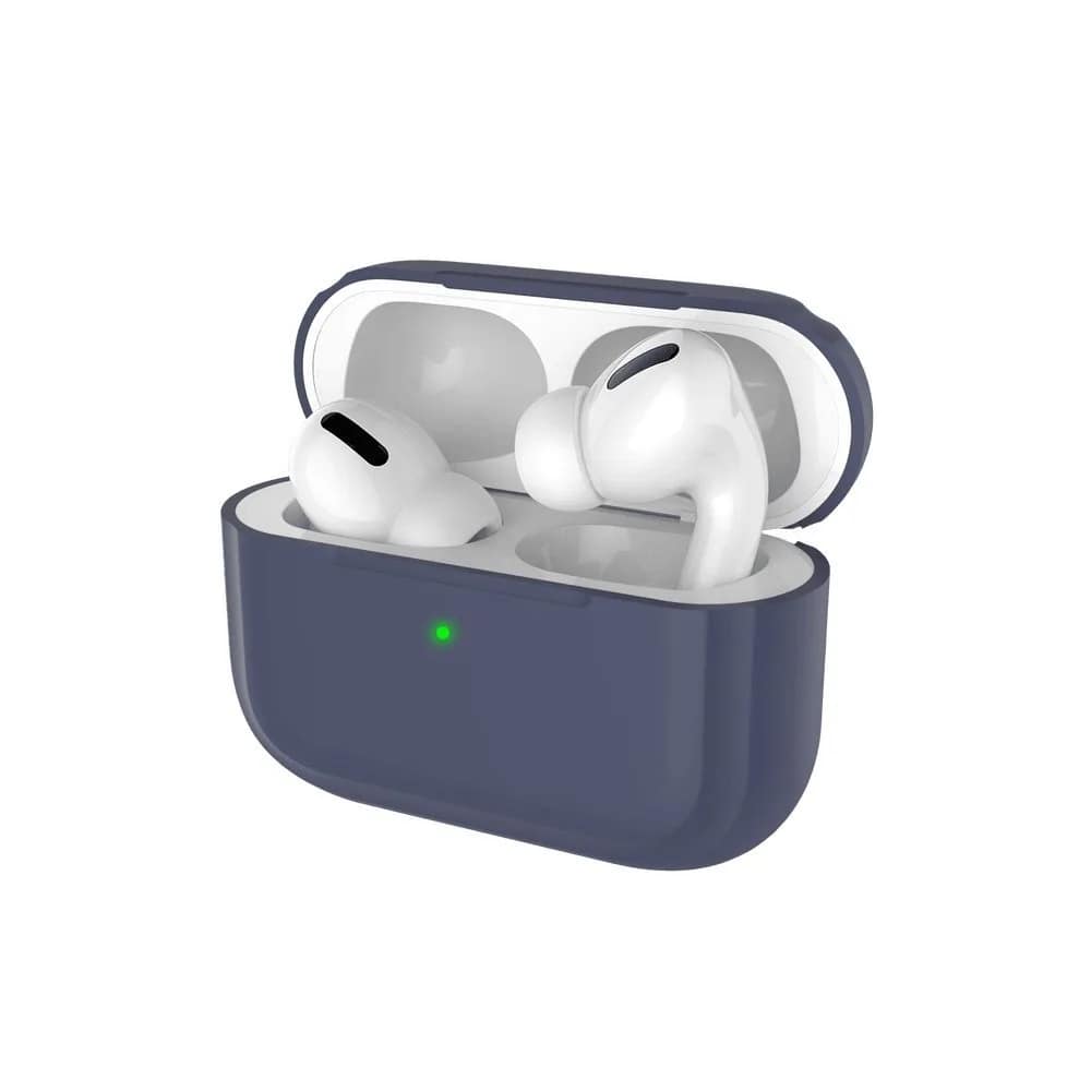 Силиконовый чехол Deppa для AirPods Pro, Blue — фото 2