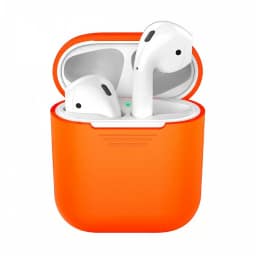 Силиконовый чехол Deppa для AirPods, Orange — фото 1