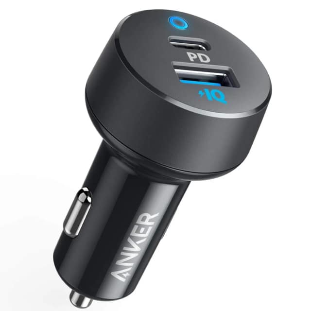 Автомобильное зарядное устройство Anker PowerDrive PD 2 30W USB-A USB-C 2720011, Black