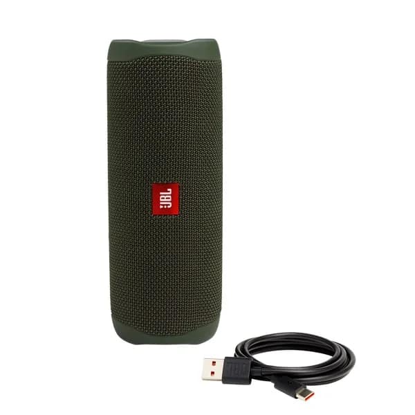 Портативная колонка JBL Flip 5 Forest green, Зеленый — фото 4
