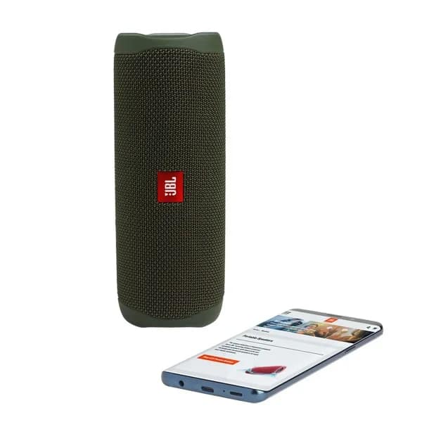 Портативная колонка JBL Flip 5 Forest green, Зеленый — фото 6