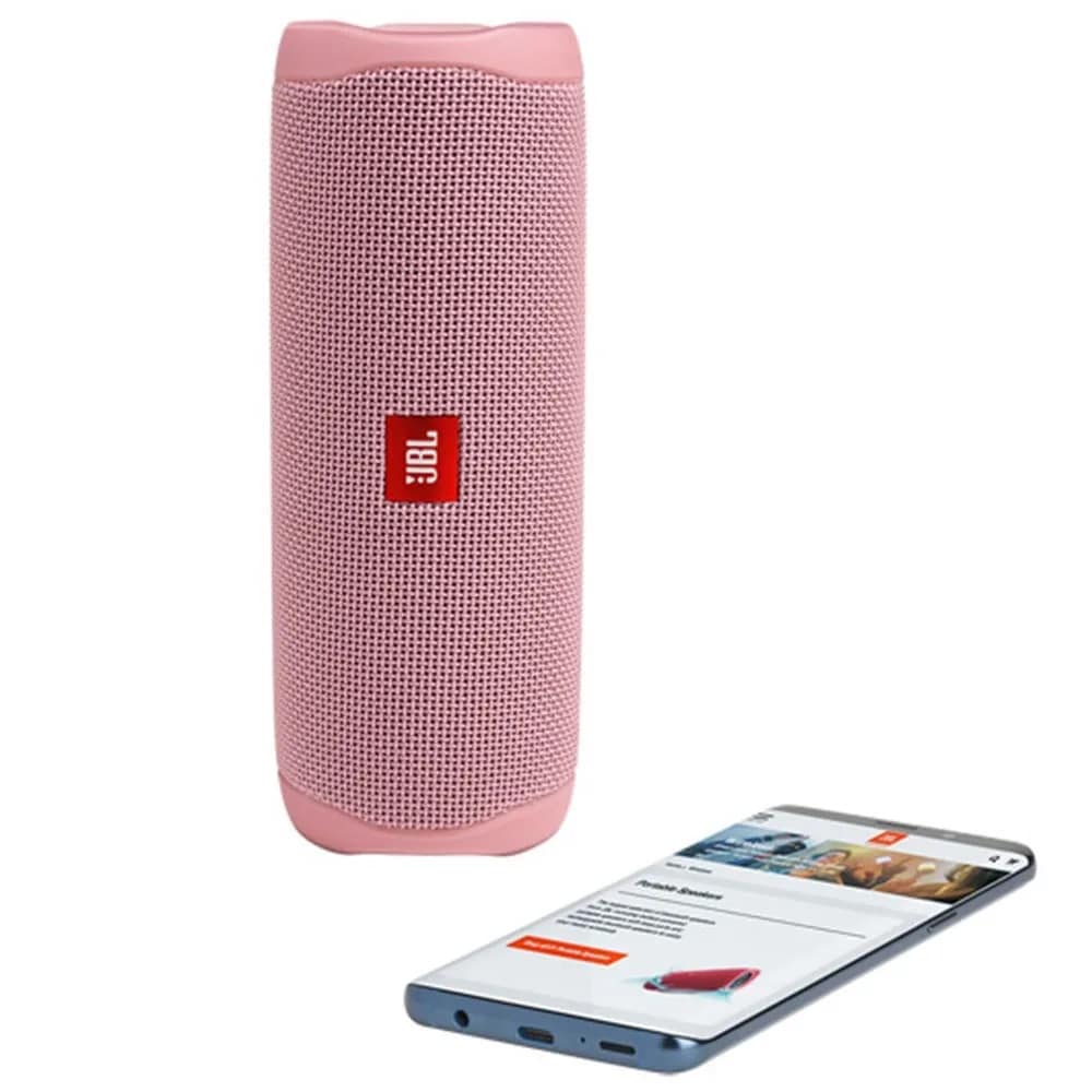 Беспроводная акустика JBL Flip 5 Dusty pink, Розовый — фото 6