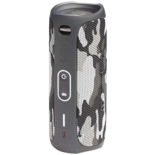 Беспроводная акустика JBL Flip 5 Arctic camouflage, ARMY Белый — фото 2