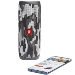 Беспроводная акустика JBL Flip 5 Arctic camouflage, ARMY Белый — фото 7