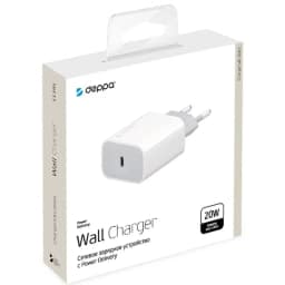 Сетевое зарядное устройство Deppa 20W USB-C 11391, White — фото 2