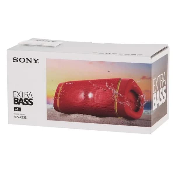 Беспроводная акустика Sony SRS-XB33 Red, Красный — фото 7