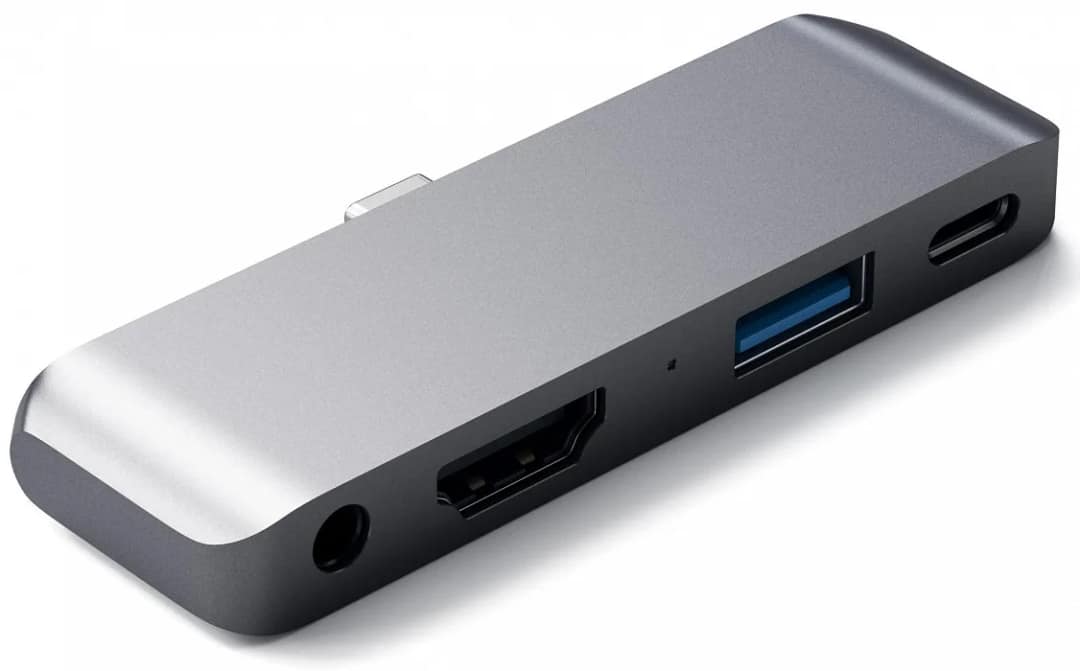 Хаб Satechi USB-C 4 в 1, Space gray — фото 3