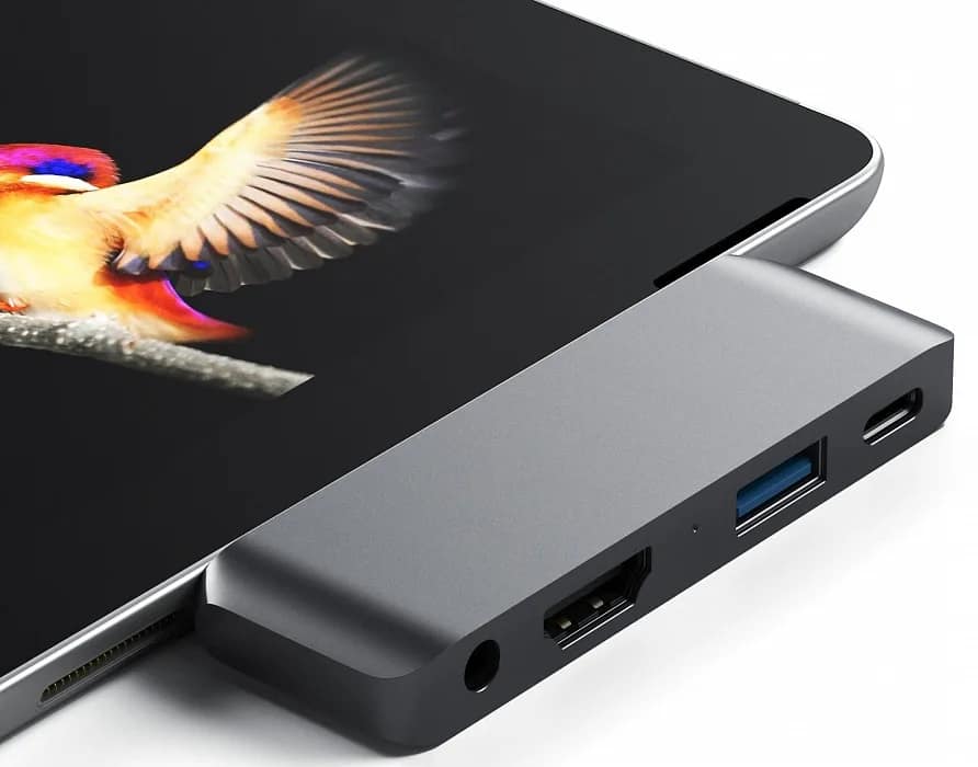Хаб Satechi USB-C 4 в 1, Space gray — фото 4