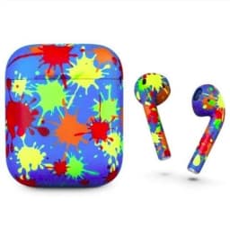 Наушники Apple AirPods 2 Color Total Blot Light Blue, Клякса Blue — фото 1