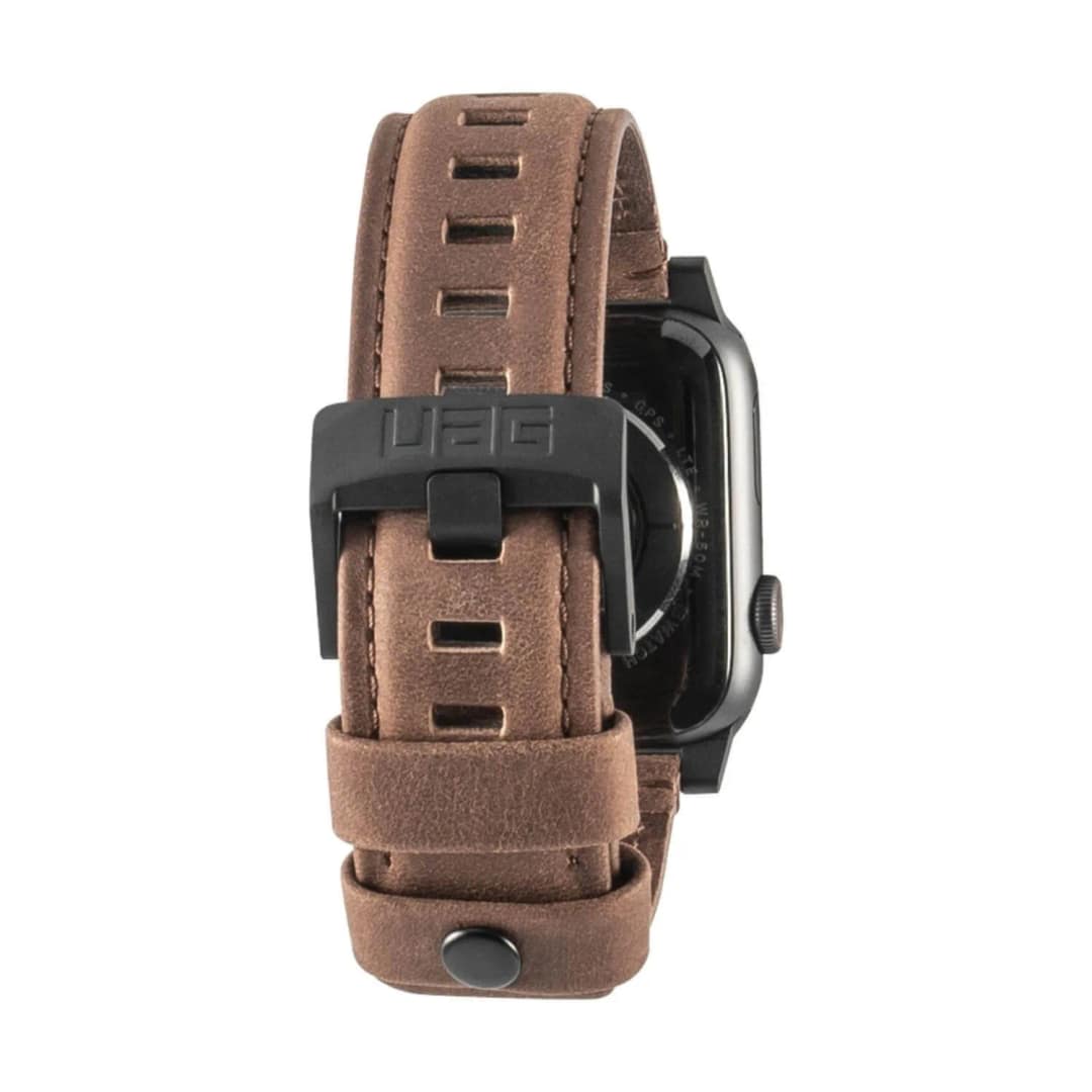 Ремешок UAG Leather 45mm Apple Watch Brown, Коричневый — фото 2