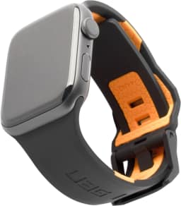 Ремешок UAG Civilian Strap 45mm Apple Watch Black Orange, Черный — фото 1