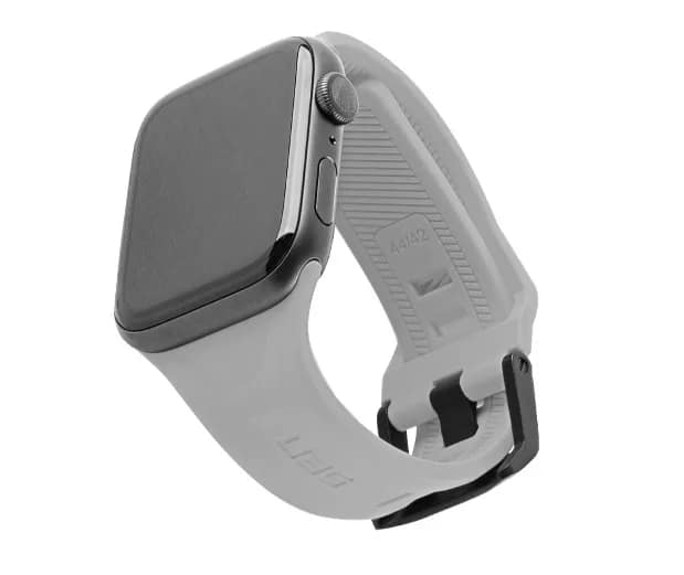 Ремешок UAG Scout Silicone 45mm Apple Watch Silver, Серебристый — фото 5