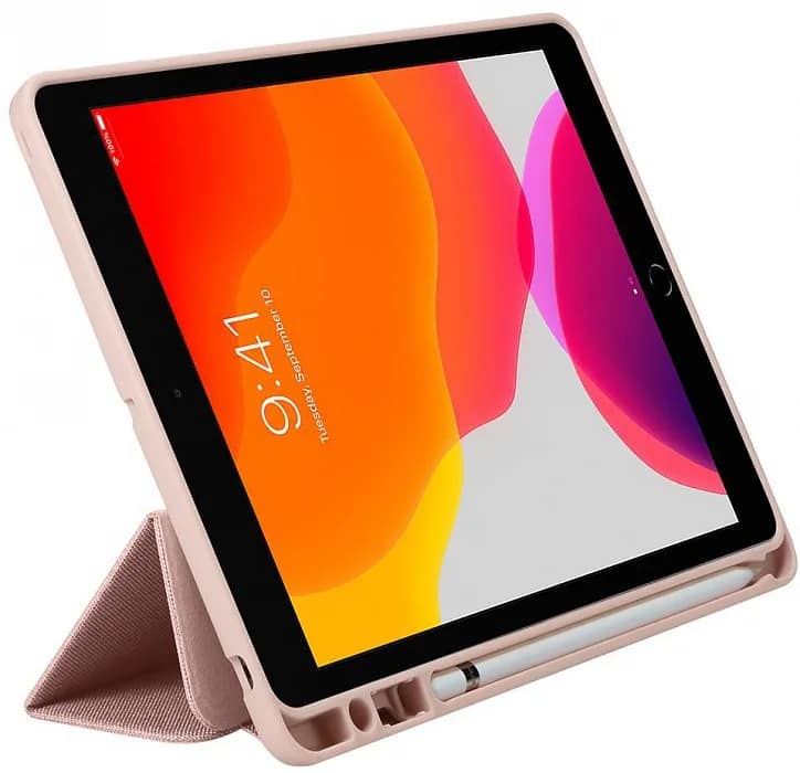 Чехол Spigen Case Urban Fit для iPad 10.2 2021, Rose Gold — фото 9