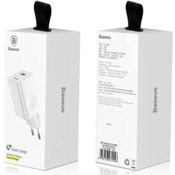 Сетевое зарядное устройство Baseus 24W USB-A CCALL-BX02, White — фото 3