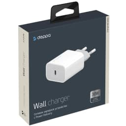 Сетевое зарядное устройство Deppa 30W USB-C 11378, White — фото 2