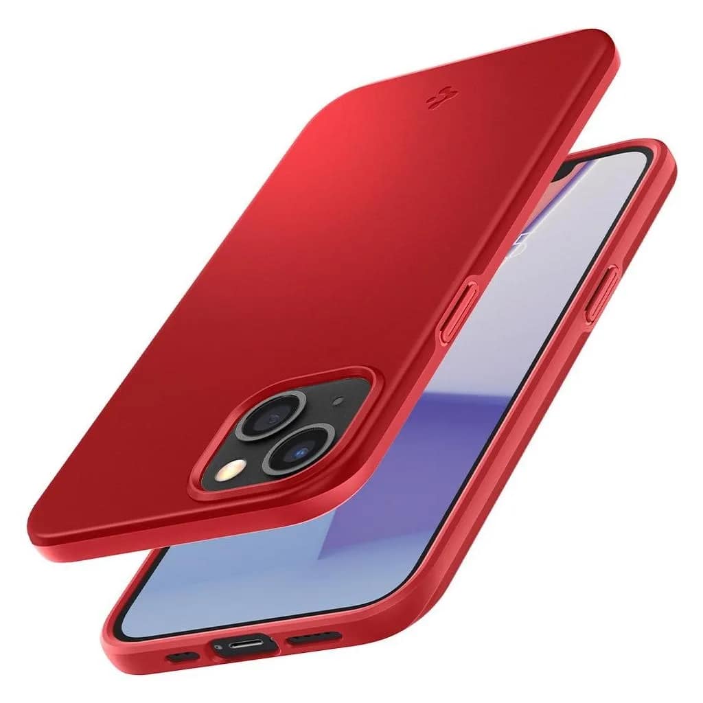 Чехол Spigen Thin Fit для iPhone 13 Mini, Red — фото 7